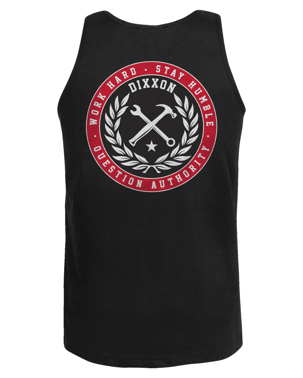 Branded Tank - Black & Red