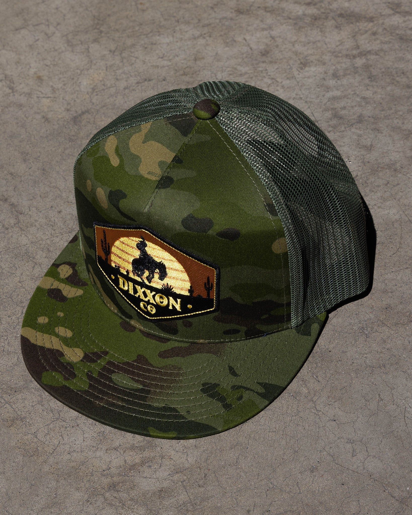 Bronco Flat Bill Trucker Snapback