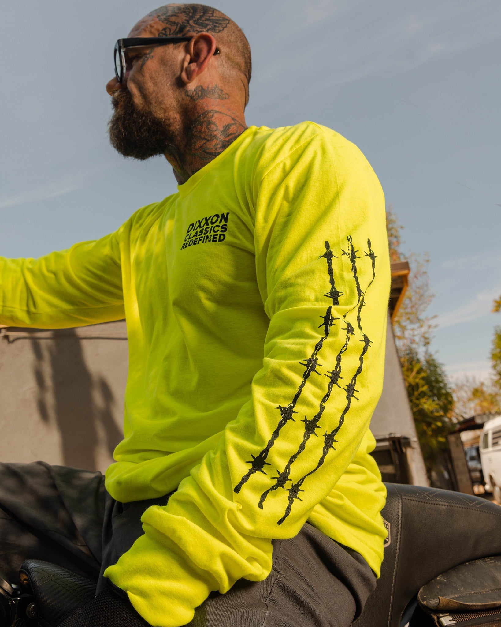 Brutal Hi Vis Long Sleeve T-Shirt - Yellow