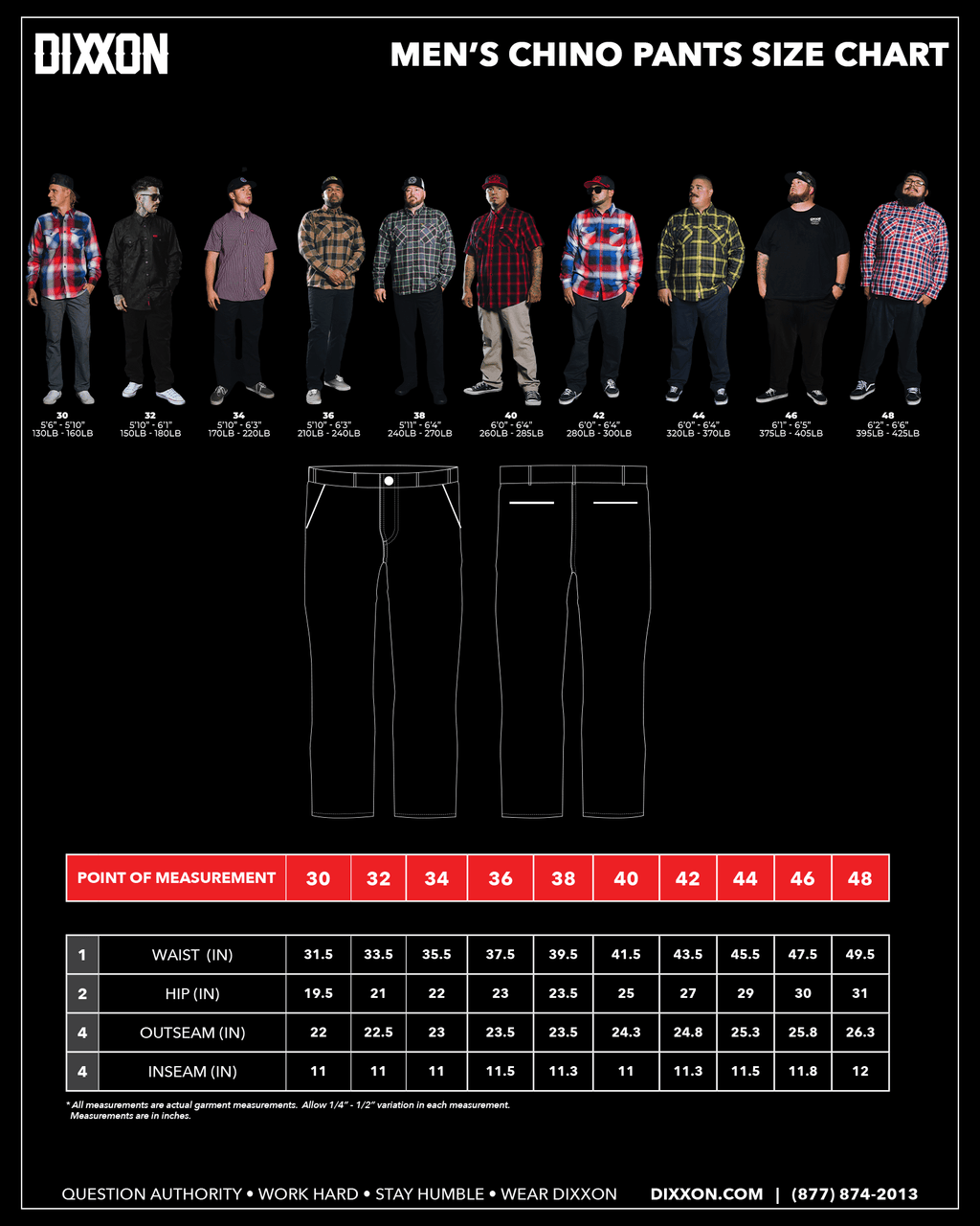 Chino Pants - Charcoal