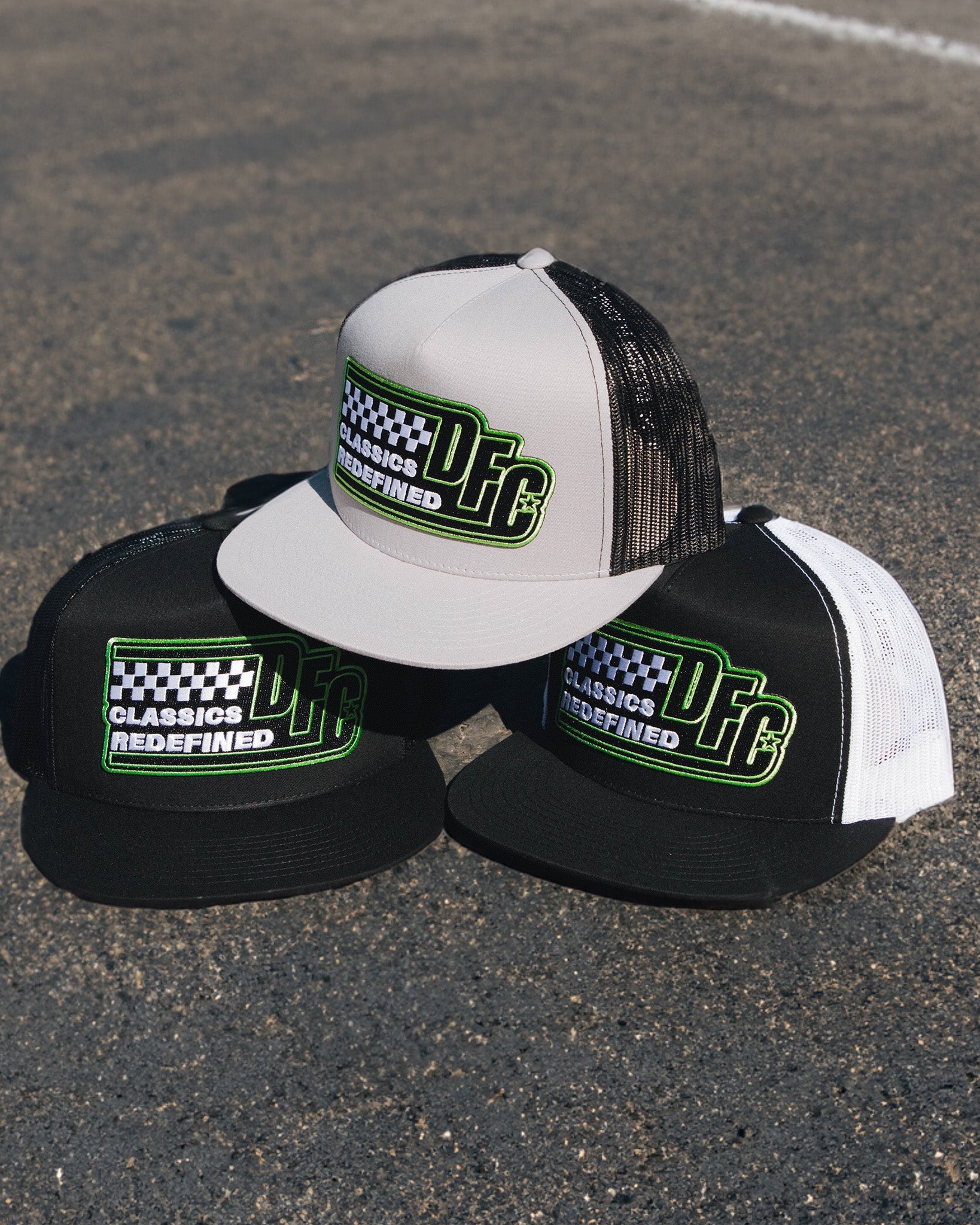 Classics Redefined Racer Flat Bill Trucker Snapback