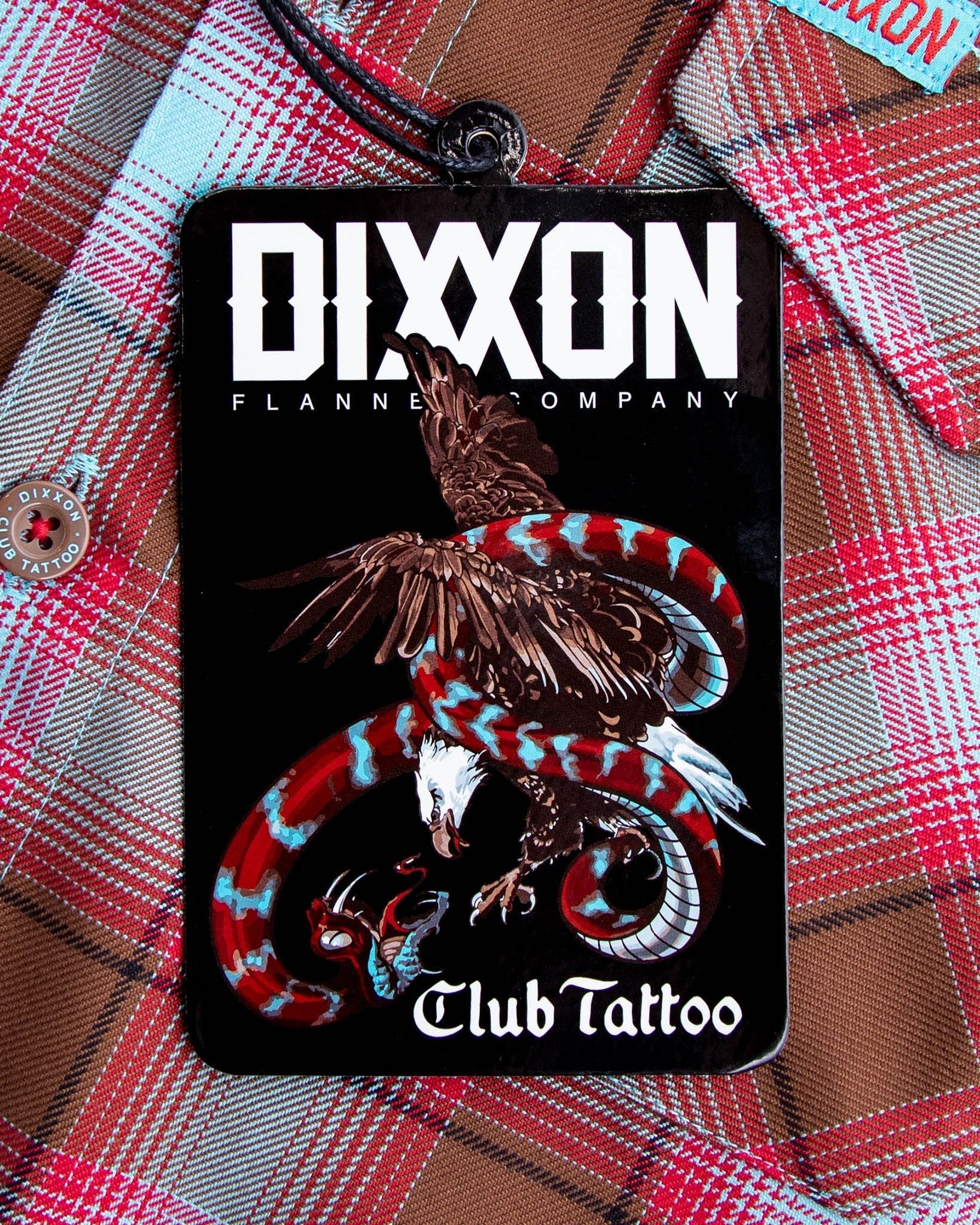 Club Tattoo Snake & Eagle Flannel