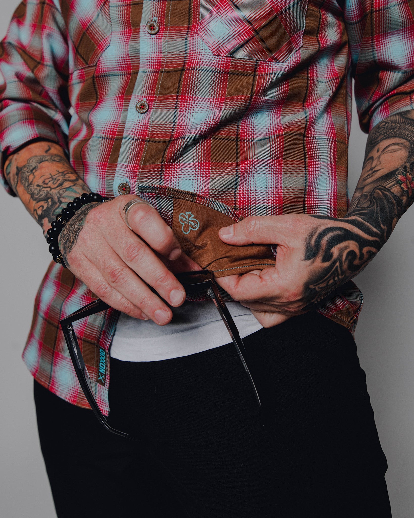 Club Tattoo Snake & Eagle Flannel