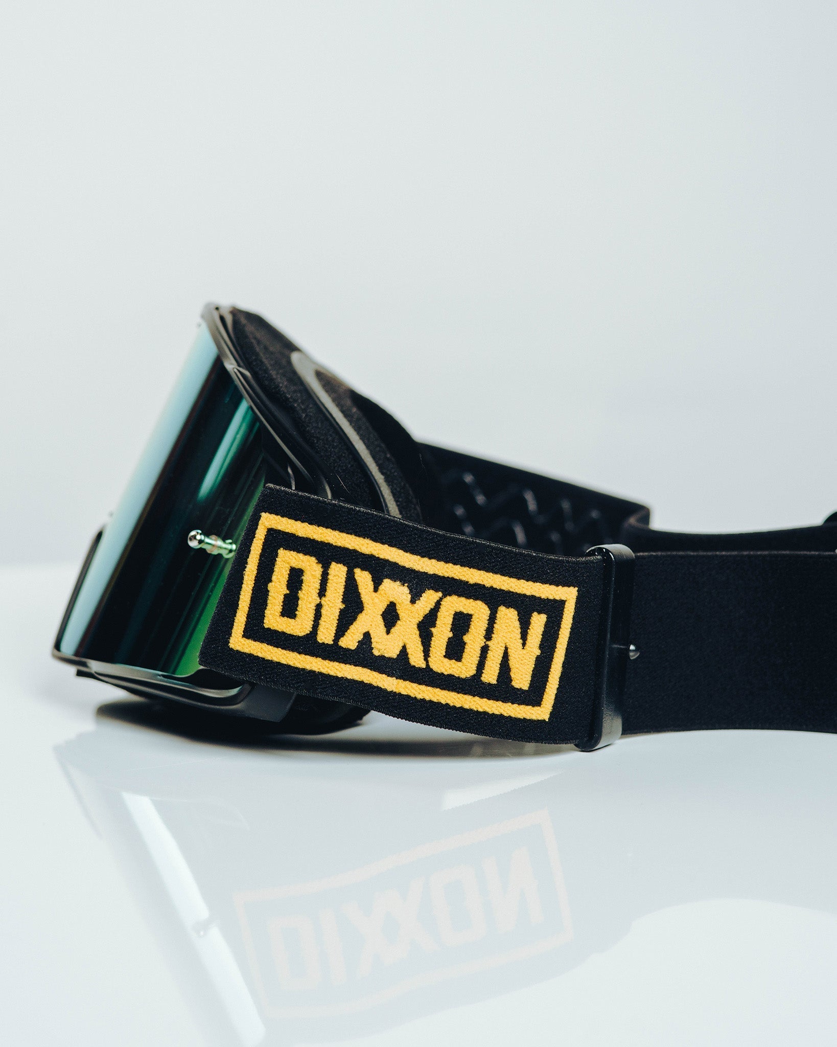 Contender MX Goggles - Black & Gold / REVO Gold Lens