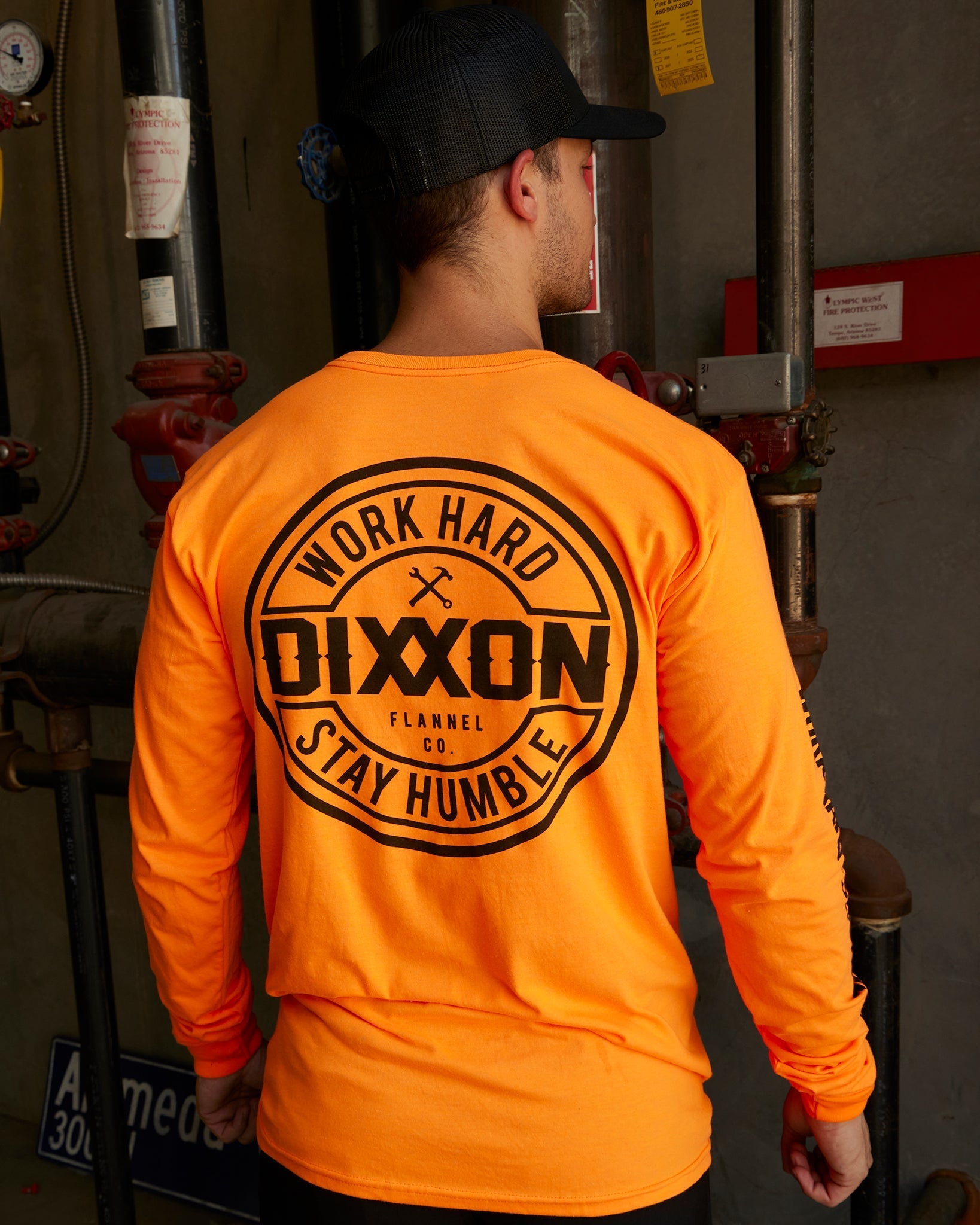 Corpo Hi Vis Long Sleeve T-Shirt - Orange