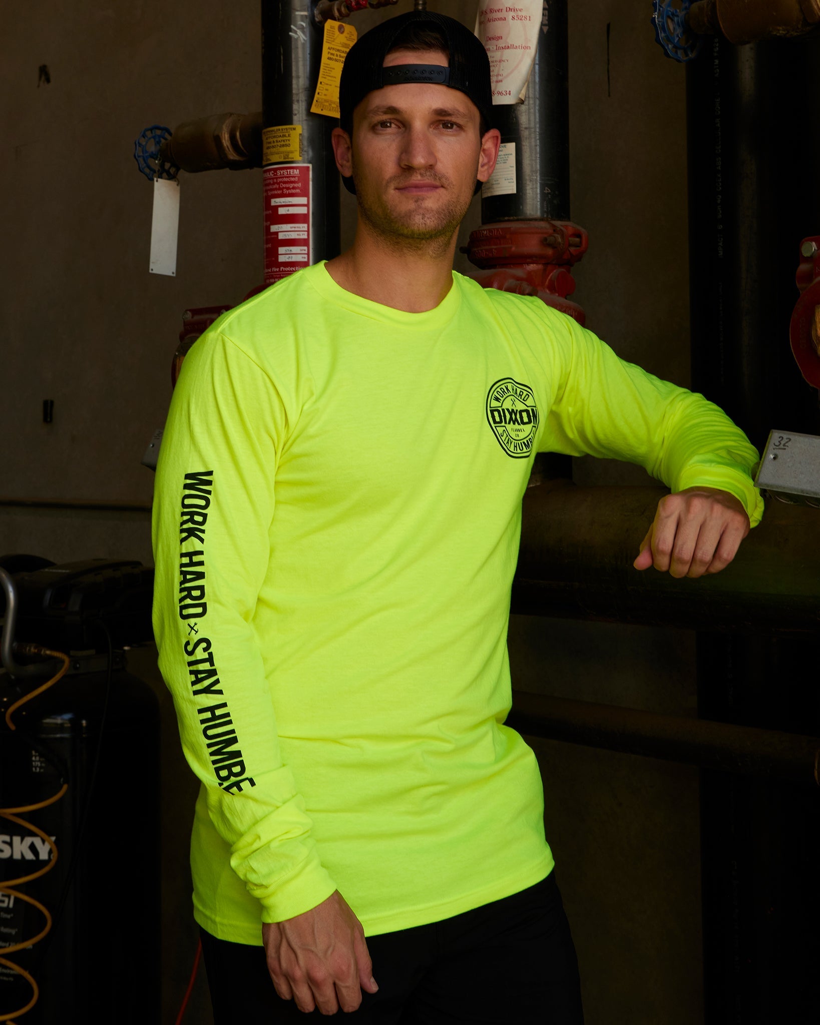 Corpo Hi Vis Long Sleeve T-Shirt - Yellow