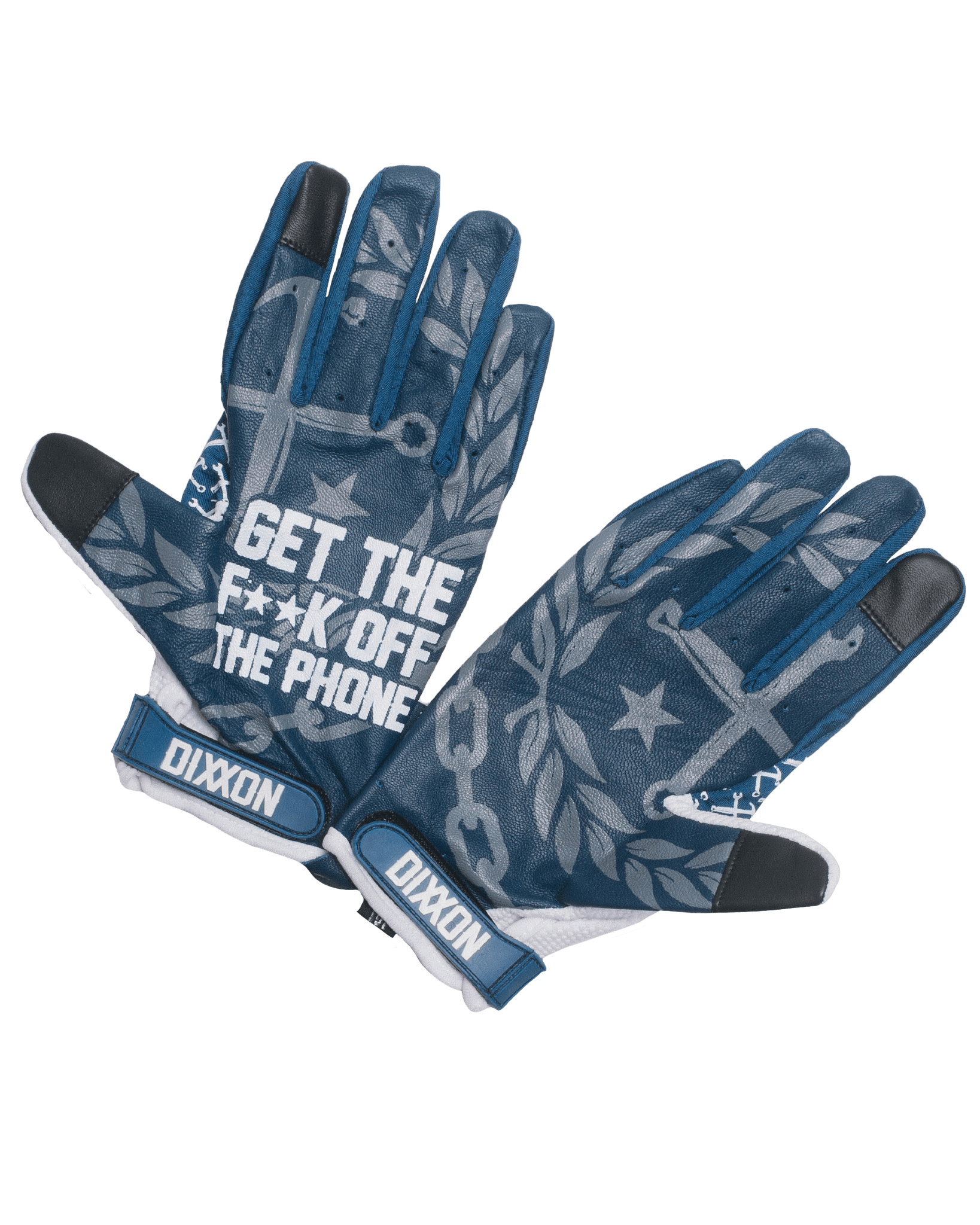 Corpo Moto Gloves - Navy & White