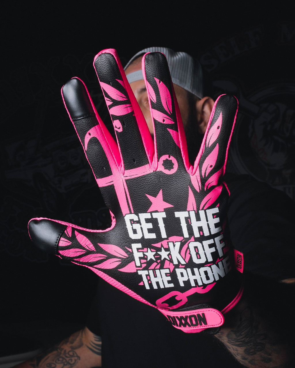 Corpo Moto Gloves - Pink & Black