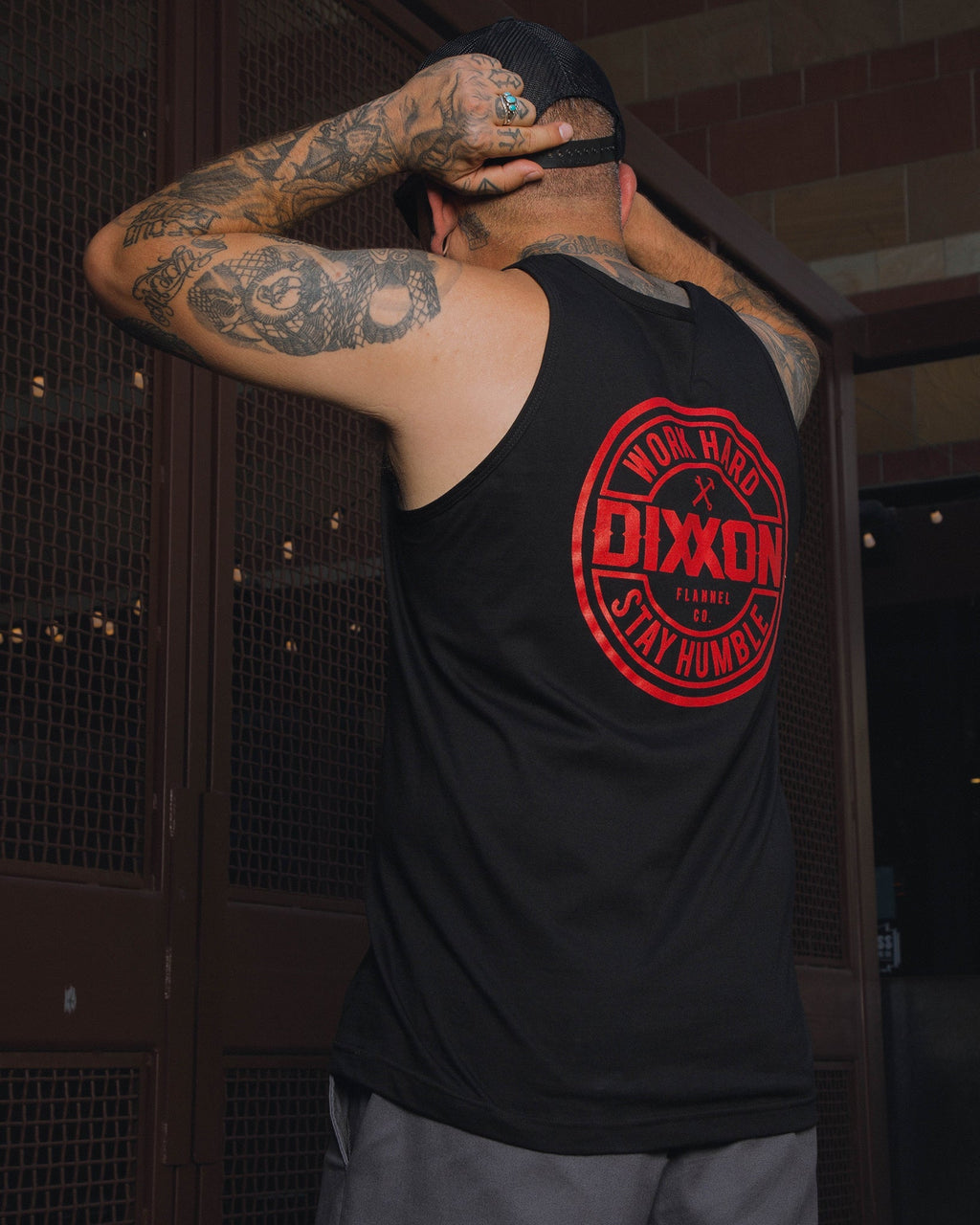 Corpo Tank - Black & Red