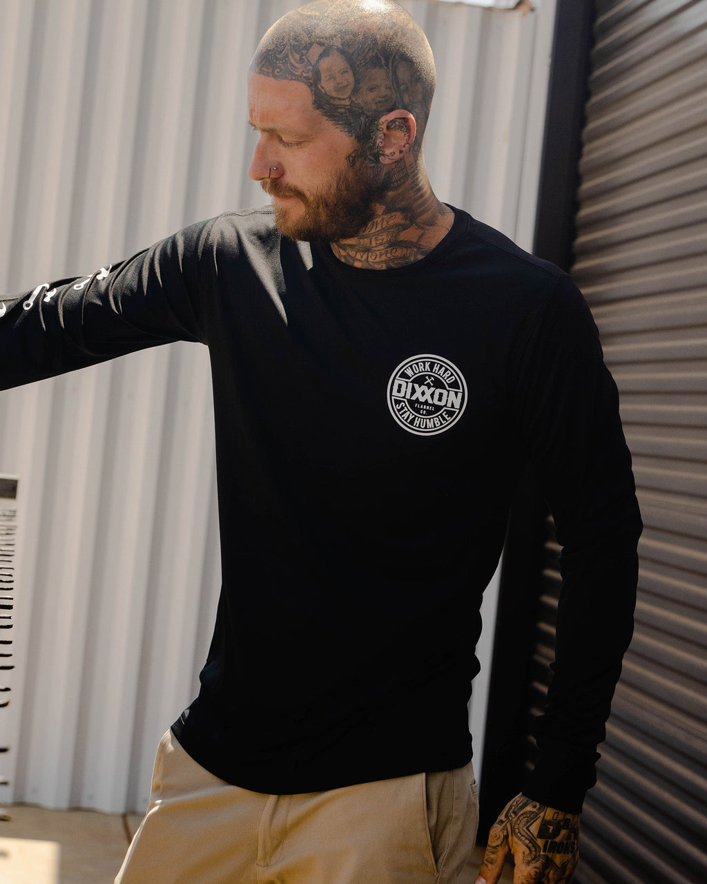 Corpo UV Long Sleeve T-Shirt - Black