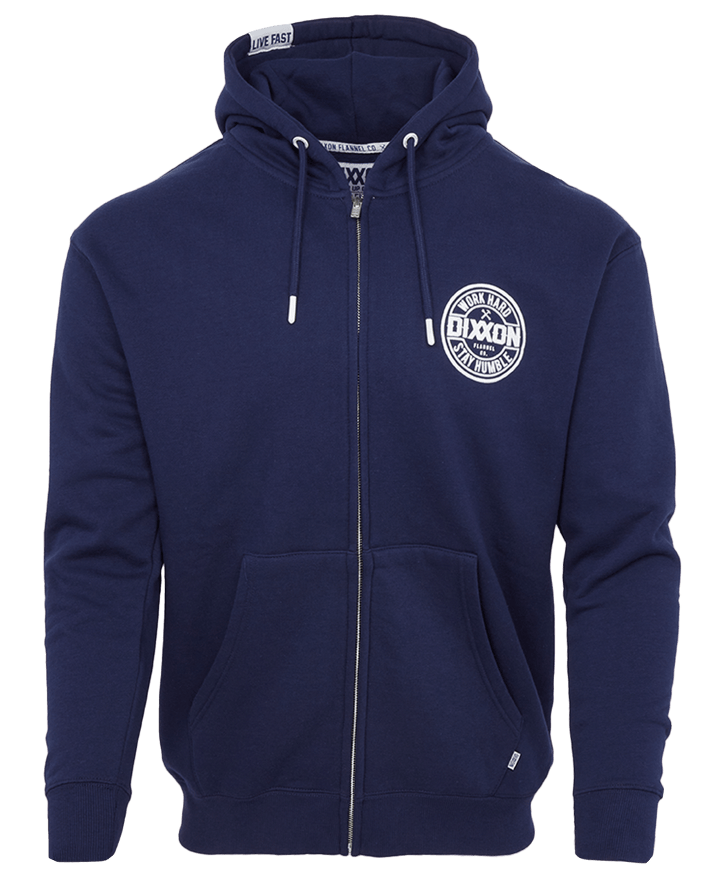 Corpo Zip Up Hoodie - Blue