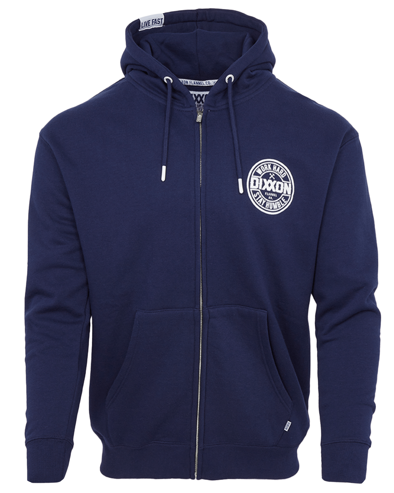 Corpo Zip Up Hoodie - Blue