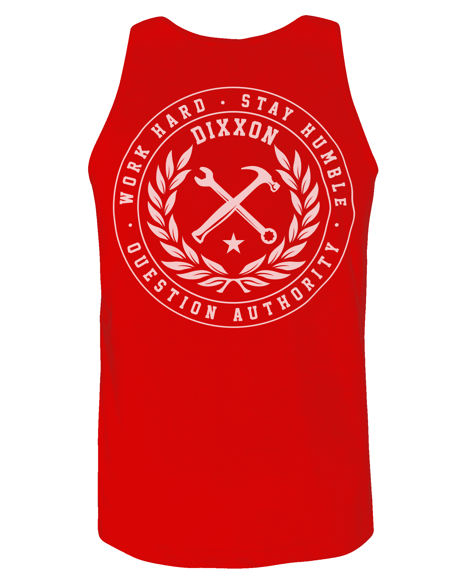 Crested Tank - Red & White