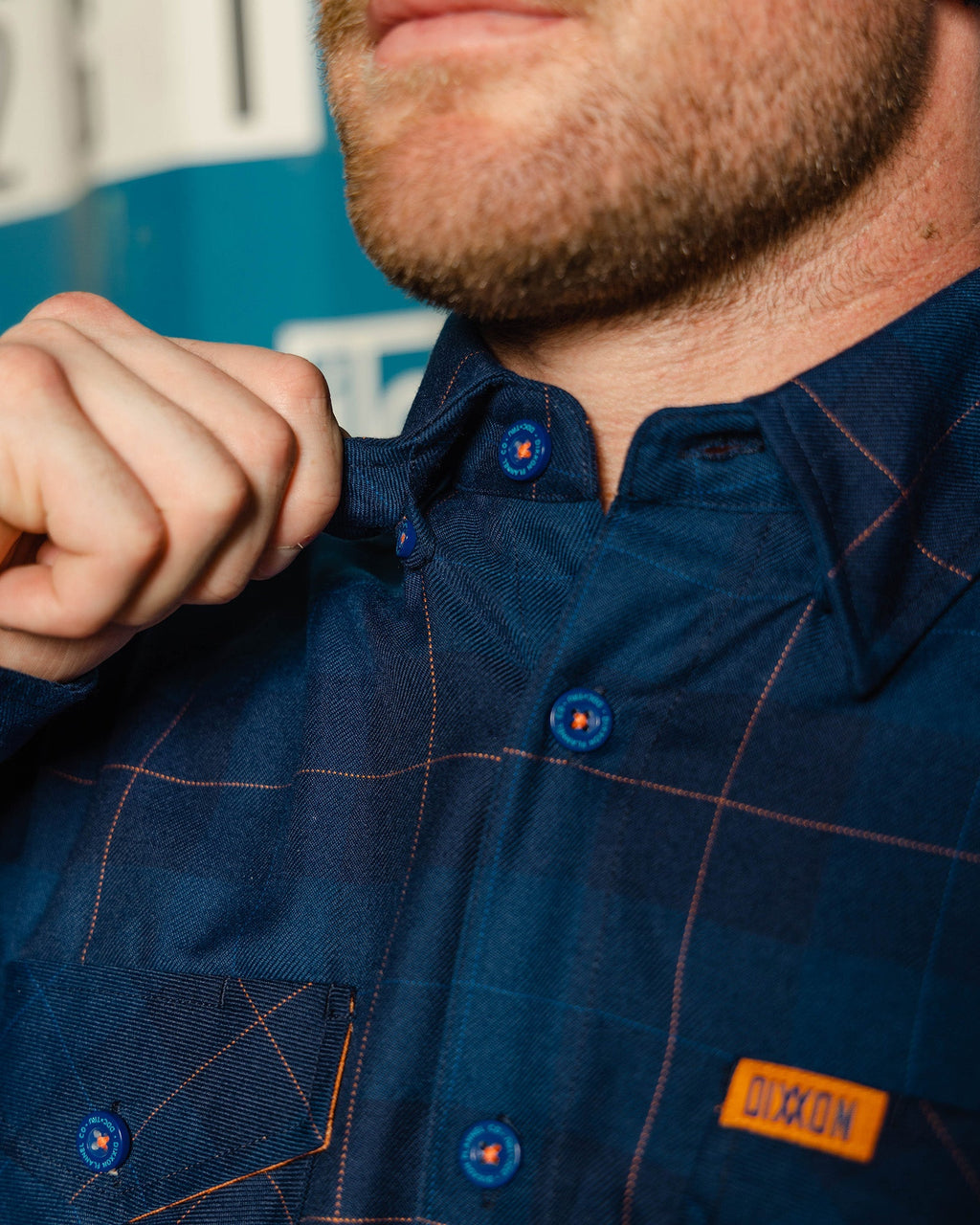 DDC + TRU (Draplin) Flannel - Never-Ending Navy
