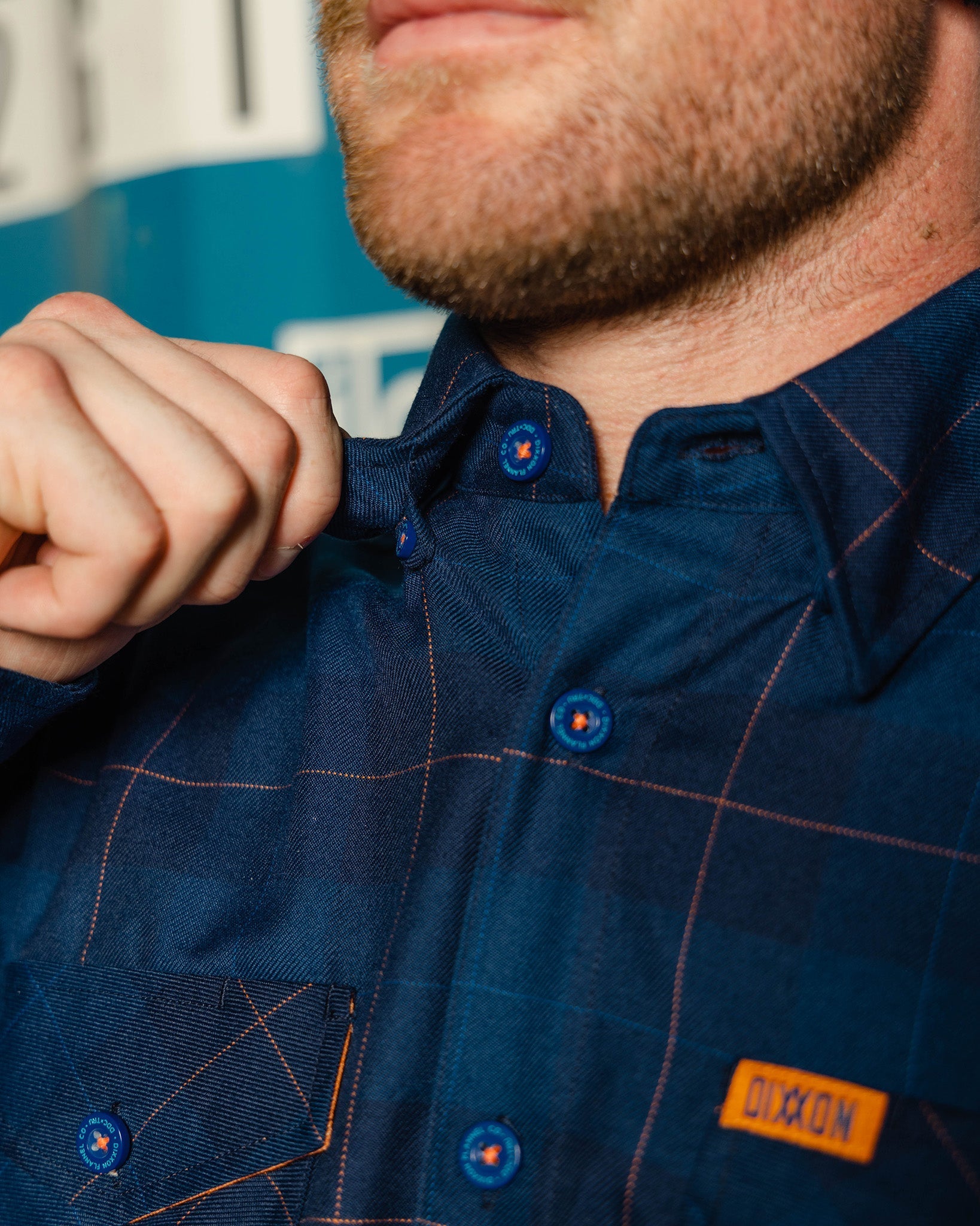 DDC + TRU (Draplin) Flannel - Never-Ending Navy