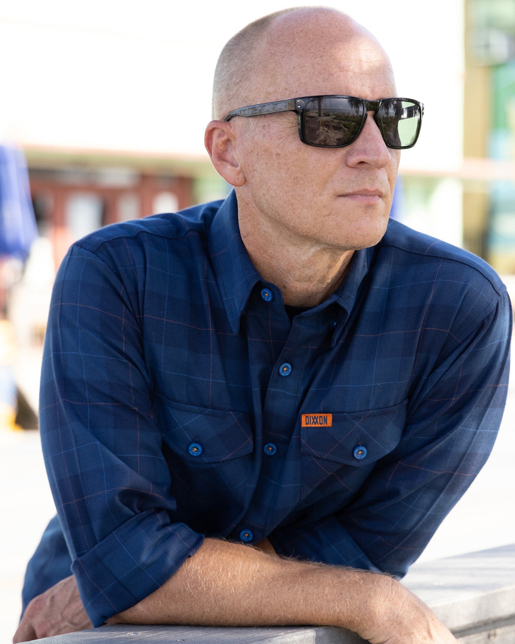 DDC + TRU (Draplin) Flannel - Never-Ending Navy