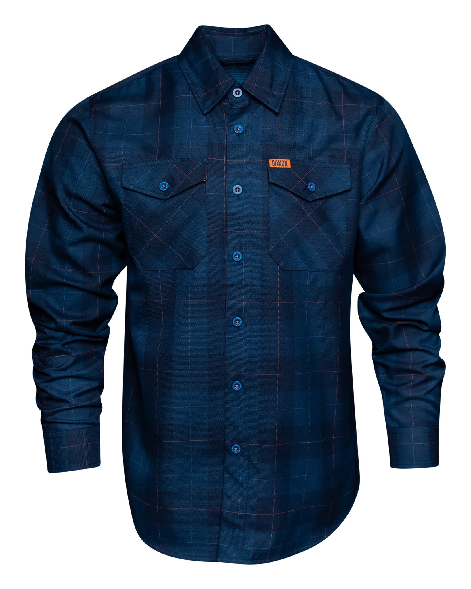 DDC + TRU (Draplin) Flannel - Never-Ending Navy