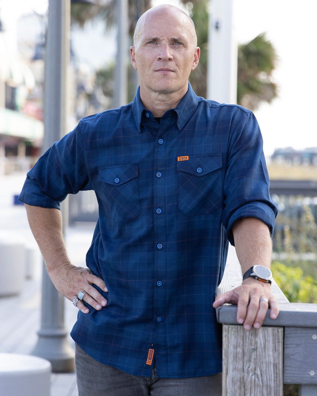 DDC + TRU (Draplin) Flannel - Never-Ending Navy