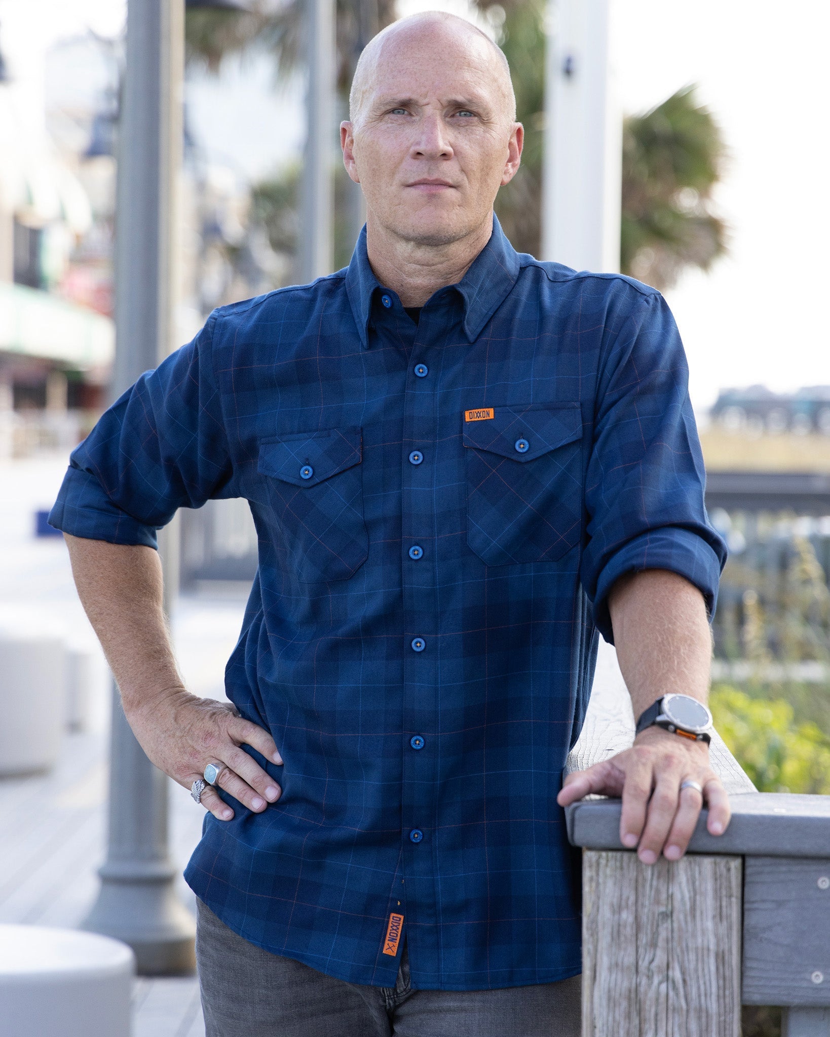 DDC + TRU (Draplin) Flannel - Never-Ending Navy