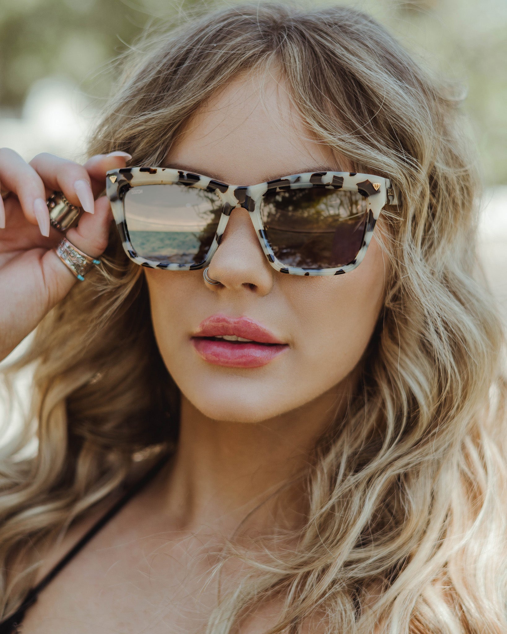 Deville Sunglasses - Ivory Tortoise & Bronze