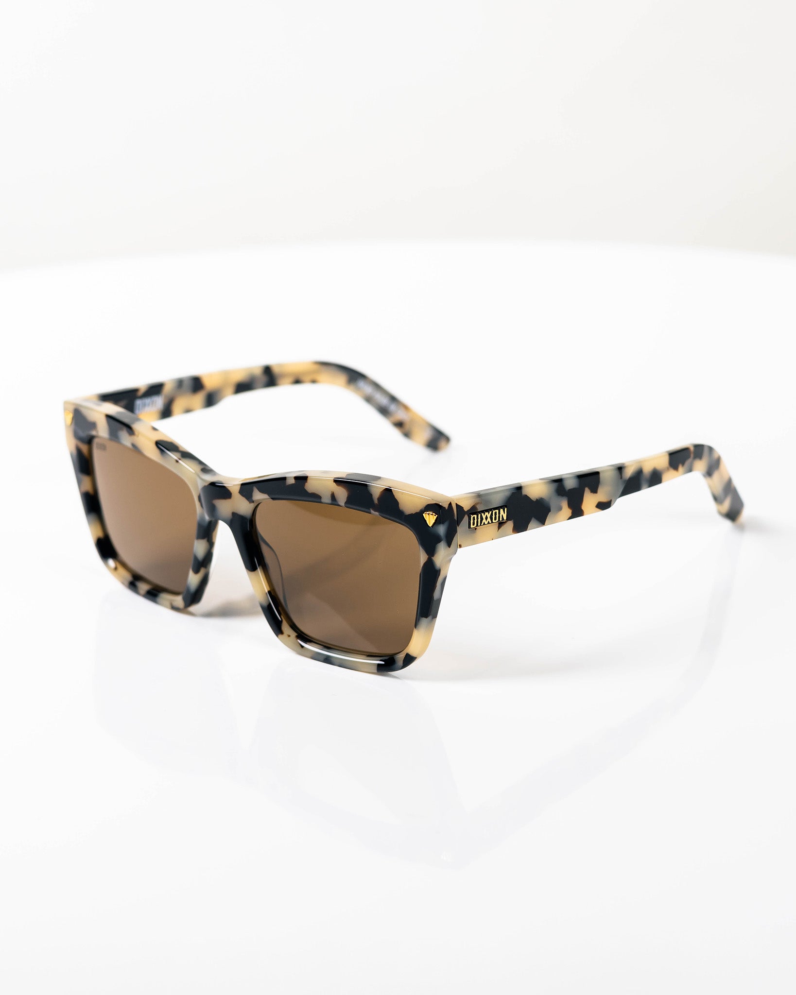 Deville Sunglasses - Ivory Tortoise & Bronze