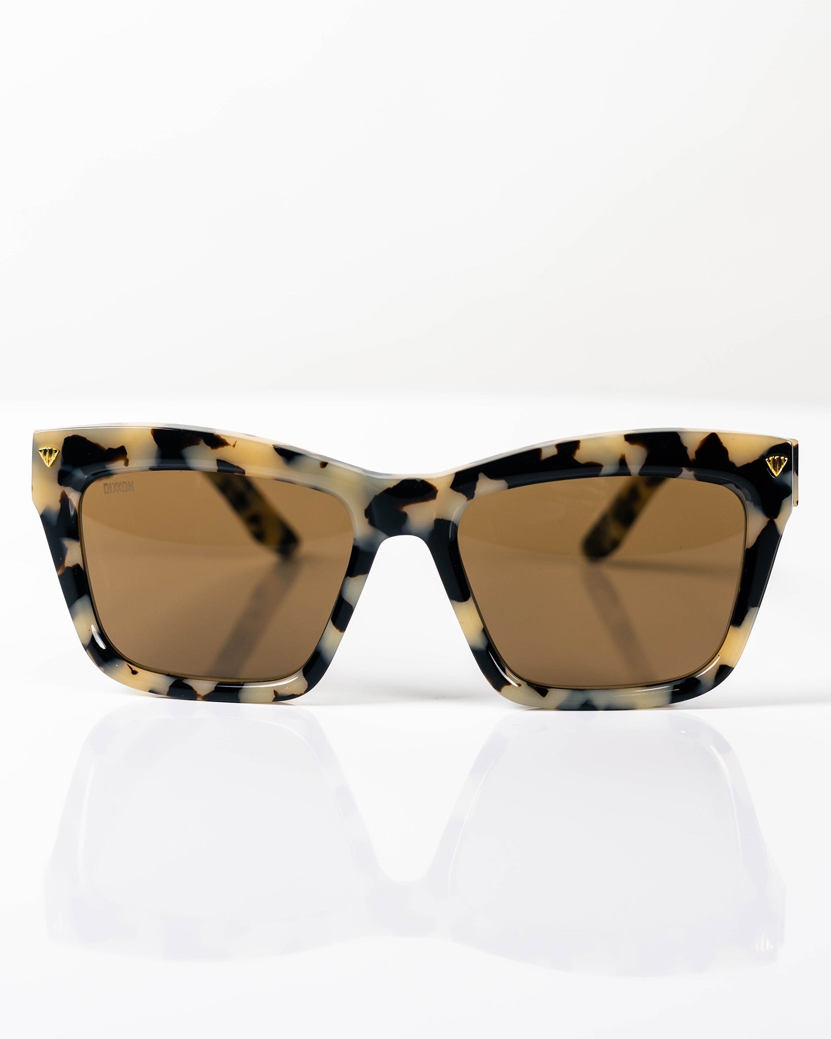 Deville Sunglasses - Ivory Tortoise & Bronze