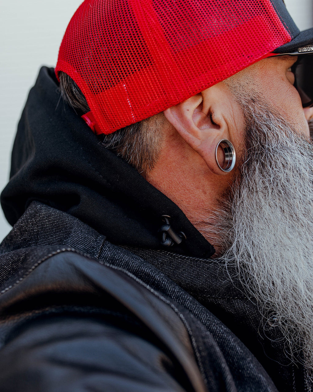 Dillinger Denim & Leather Jacket - Black