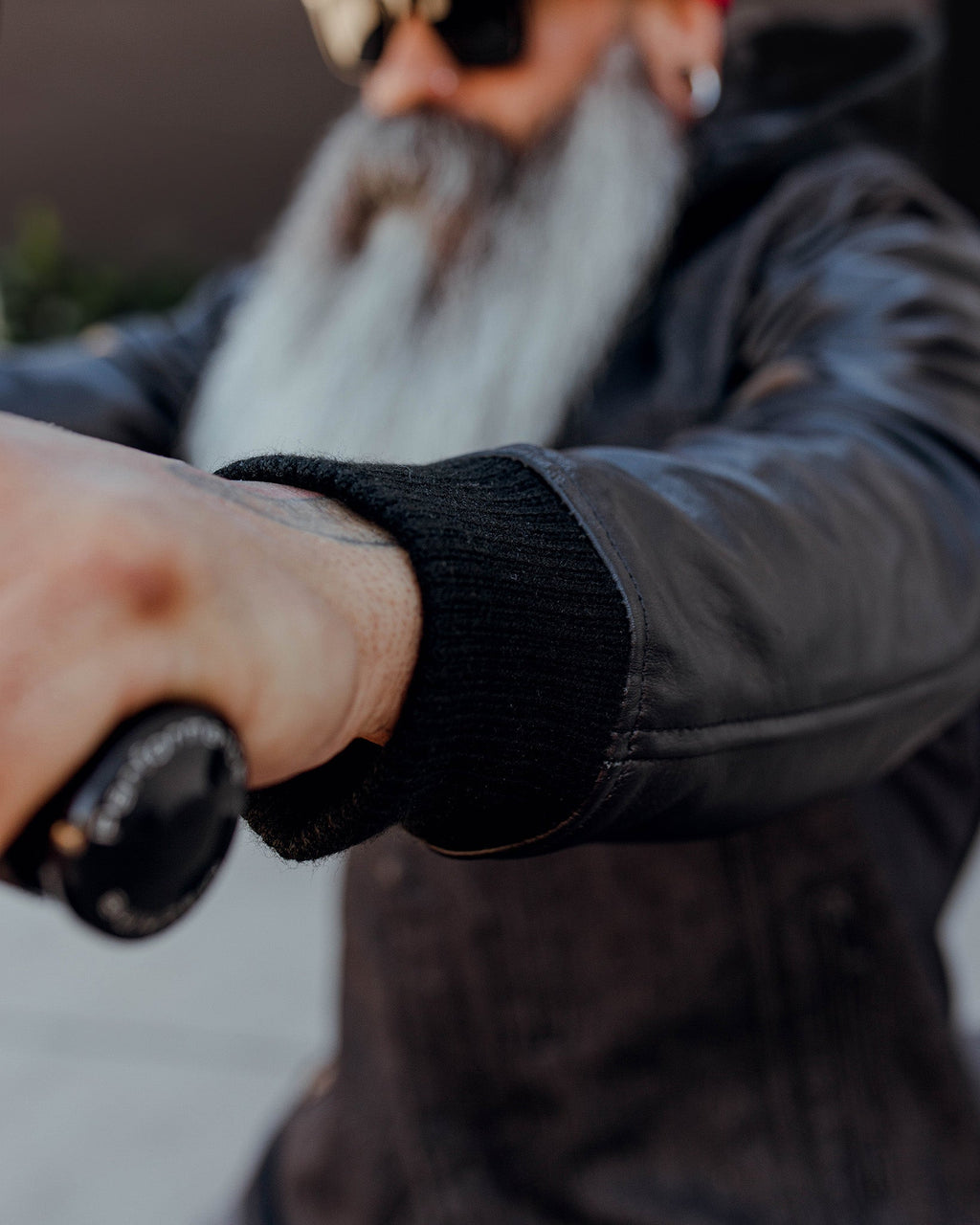 Dillinger Denim & Leather Jacket - Black