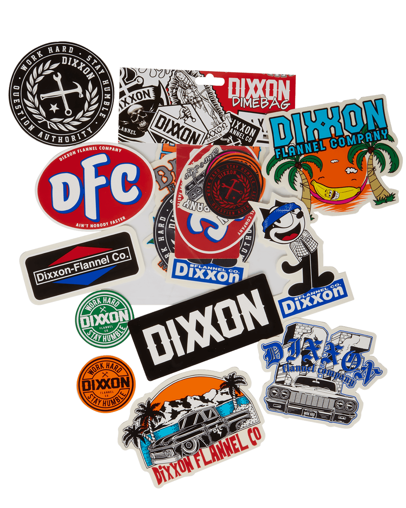Dixxon Dimebag Sticker Pack