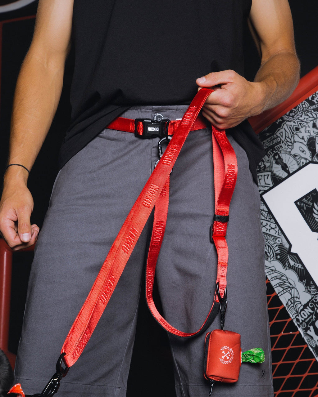 Dixxon Dog Leash - Red