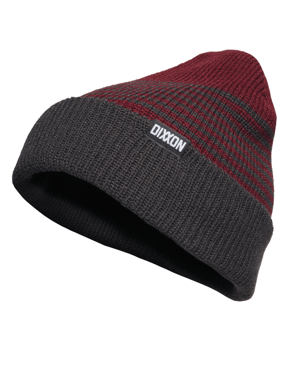 Dock Beanie - Maroon & Gray