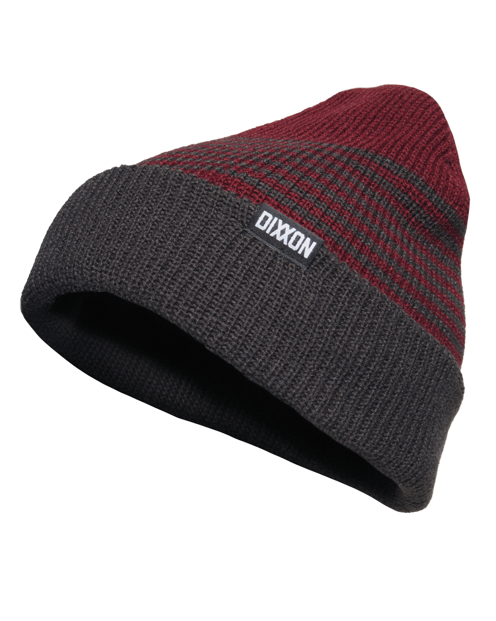Dock Beanie - Maroon & Gray