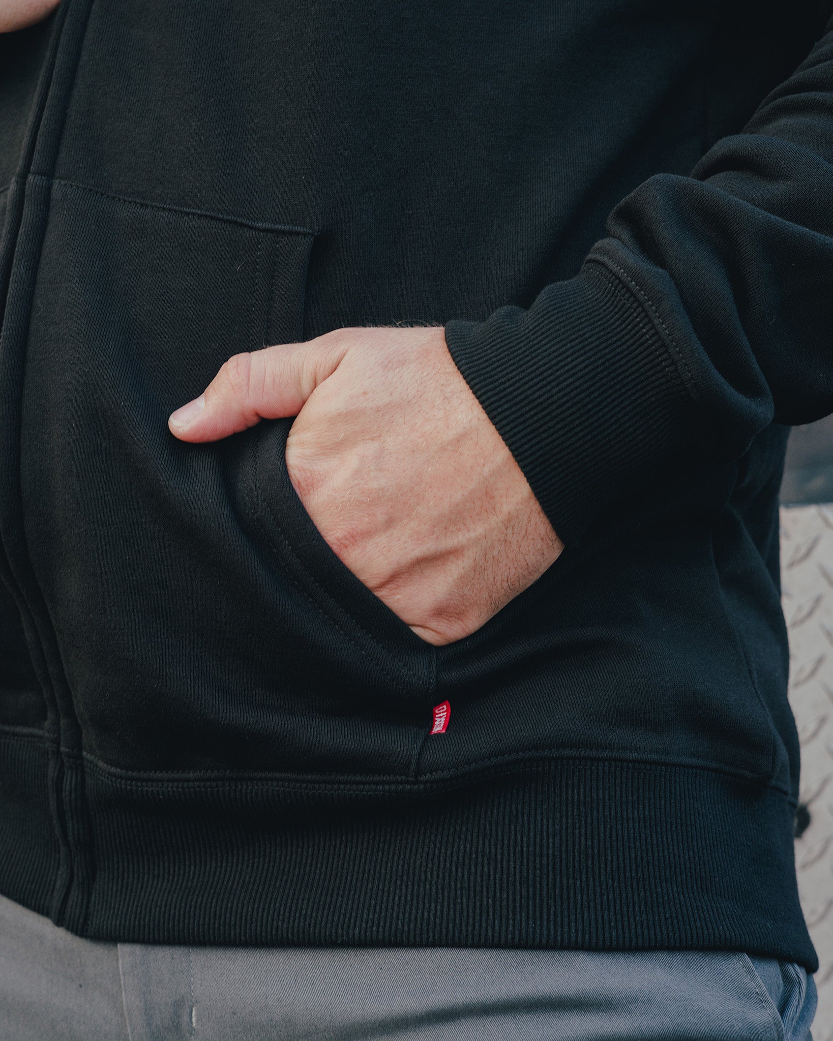 Eagle Eye Zip Up - Black