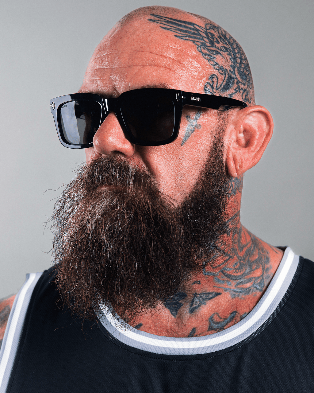 Eldo Sunglasses - Polished Black & Gray