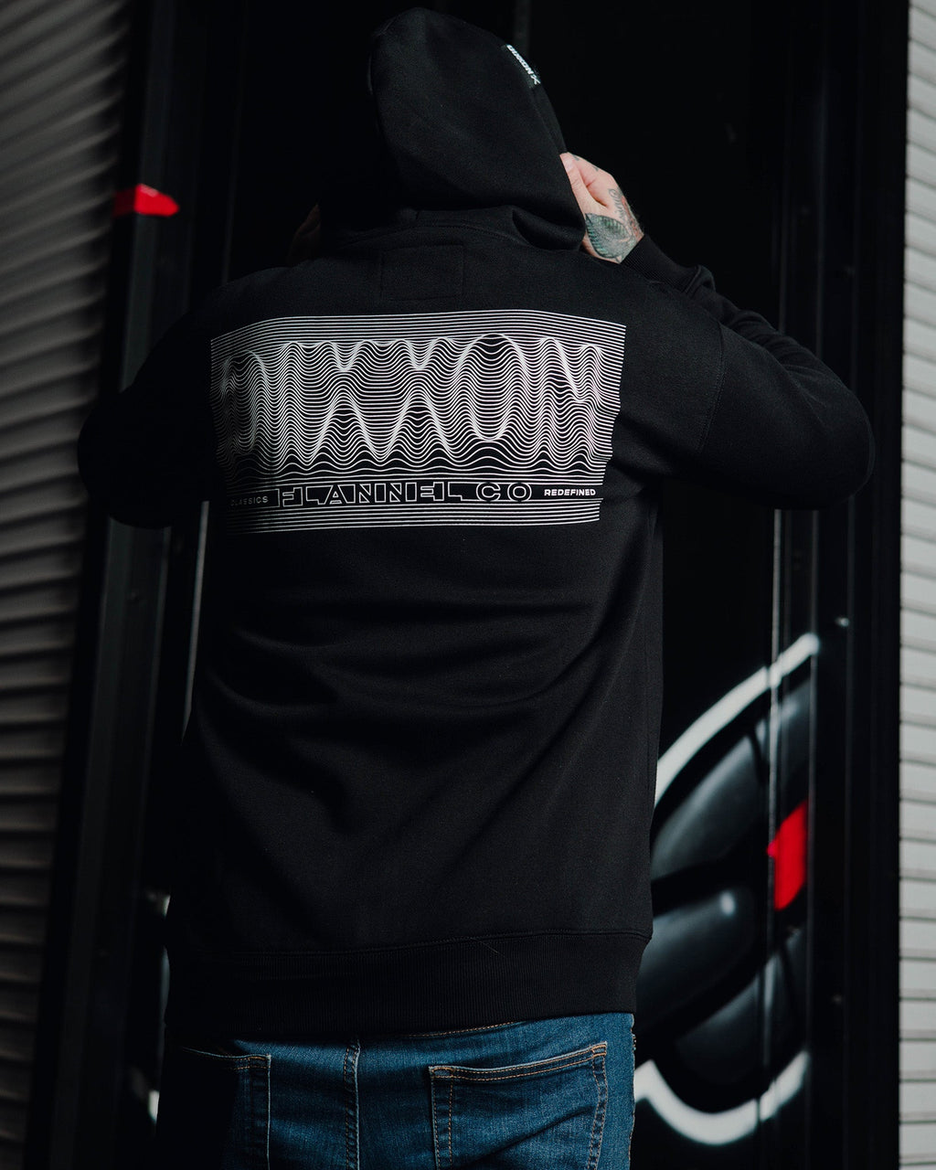 Epicenter Zip Up Hoodie - Black