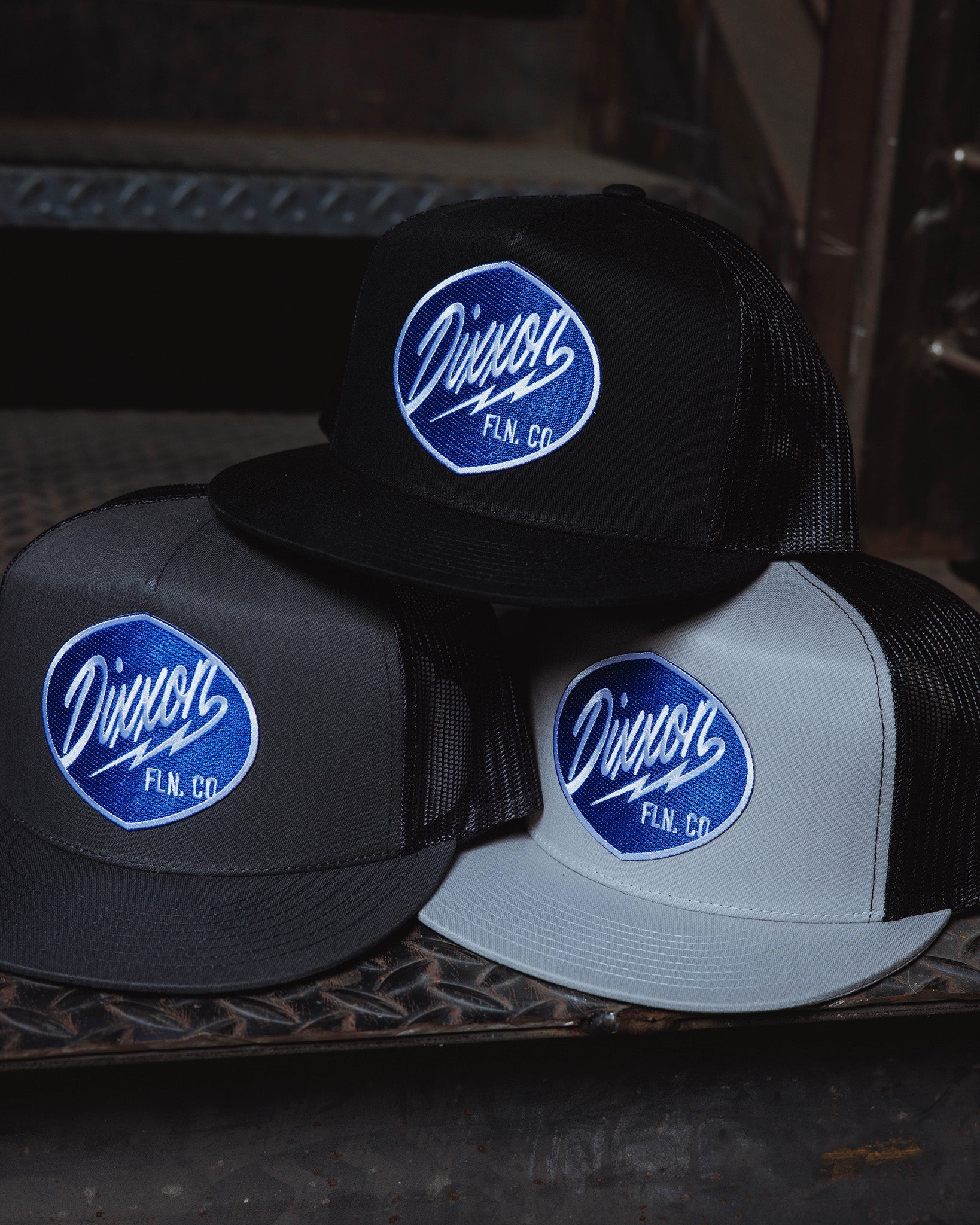 Esso Flat Bill Trucker Snapback - Blue