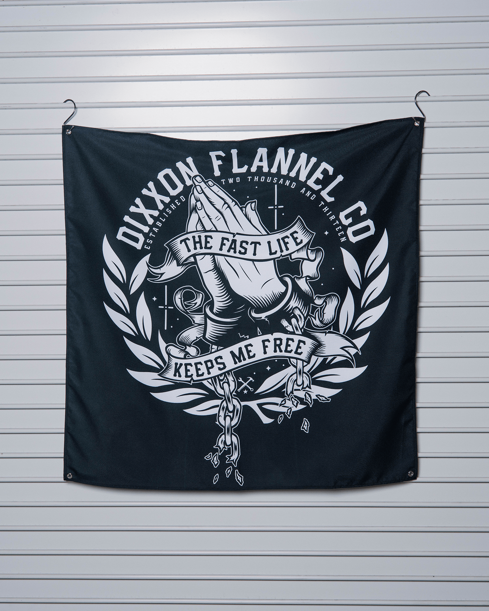 Fast Life Garage Banner - 36" x 36"