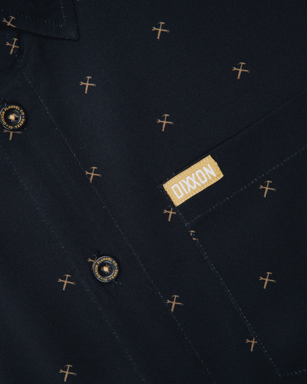 Finney Party Shirt - Black & Gold
