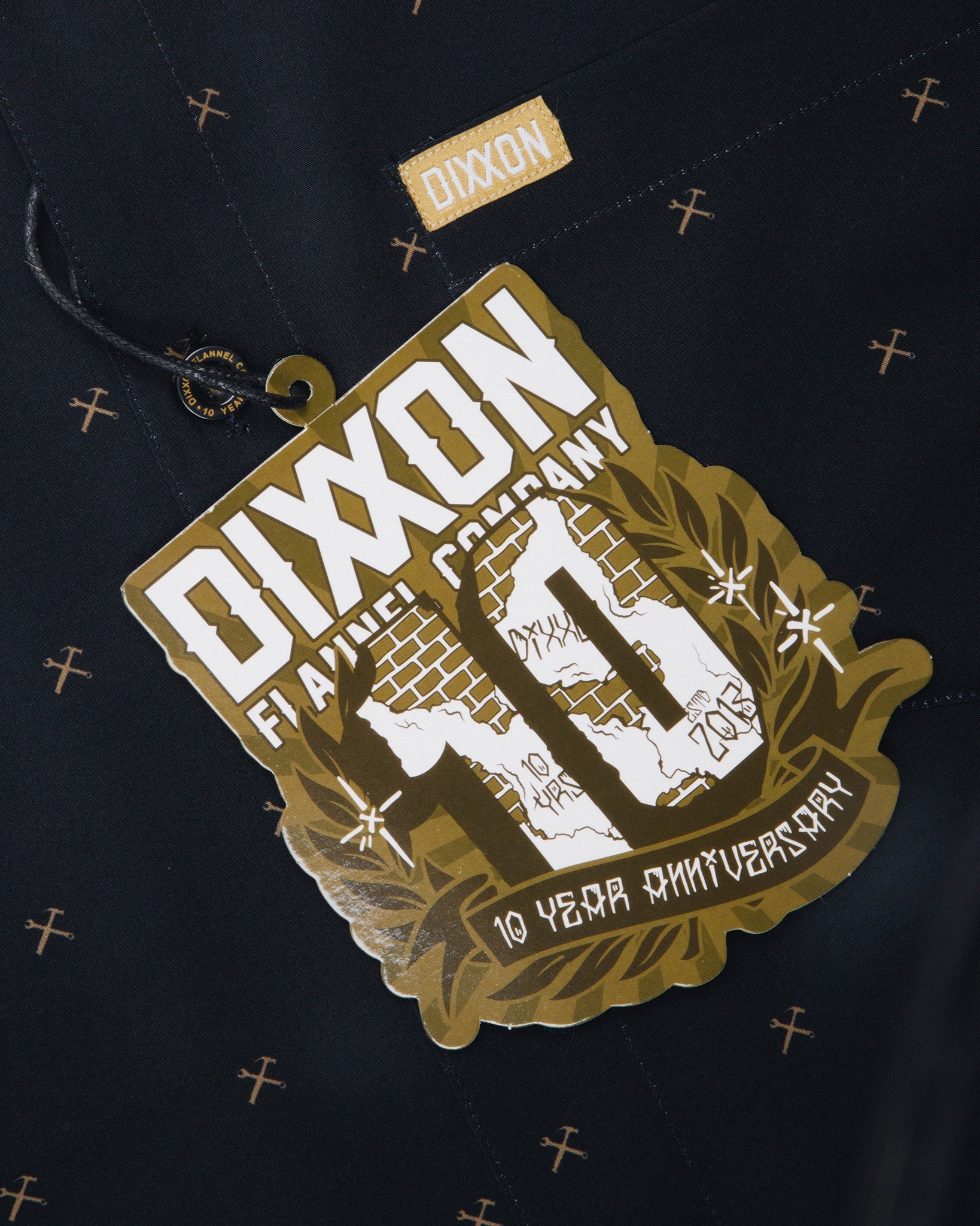 Finney Party Shirt - Black & Gold