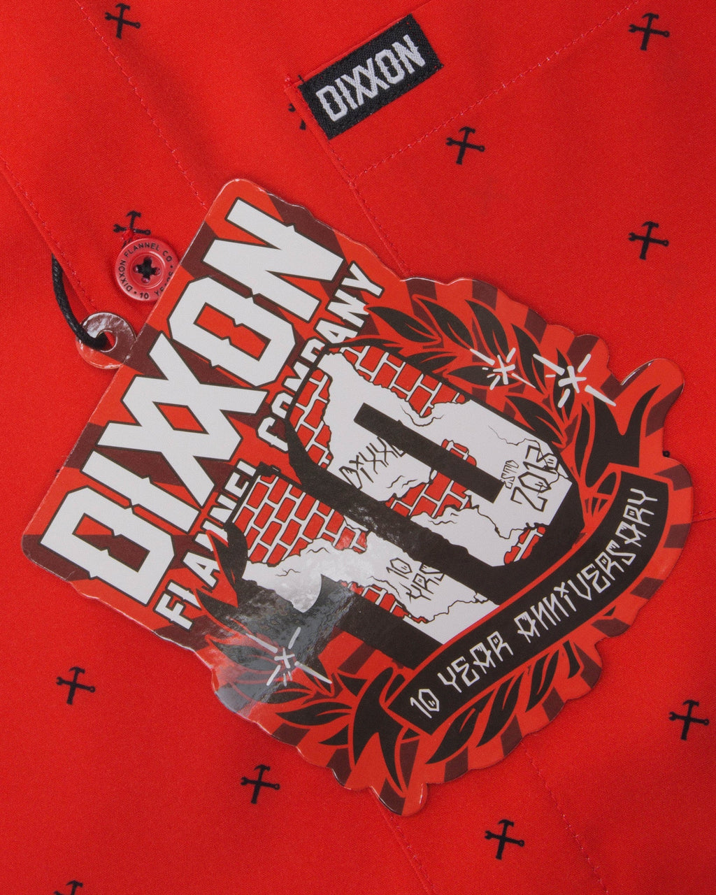 Finney Party Shirt - Red & Black