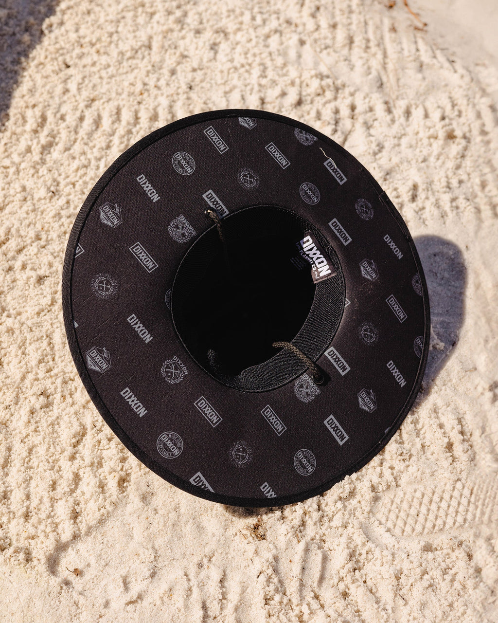 Finney Straw Sun Hat - Black & Gray