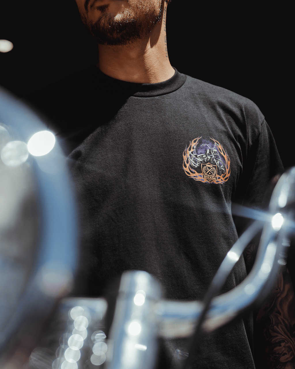 Fire Crest T-Shirt - Black