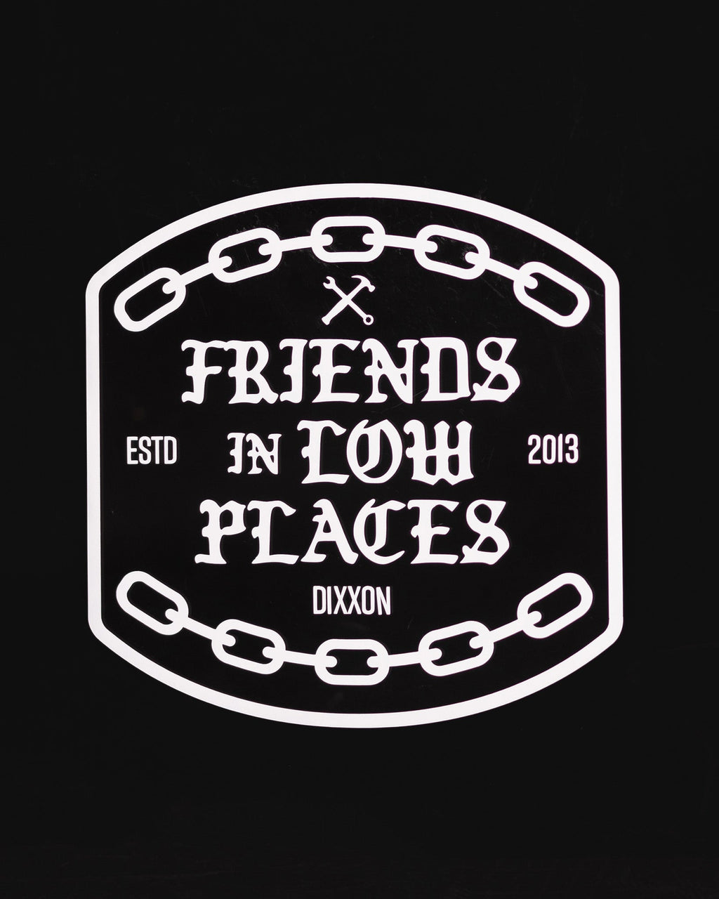 Friends in Low Places 12" Die Cut Sticker