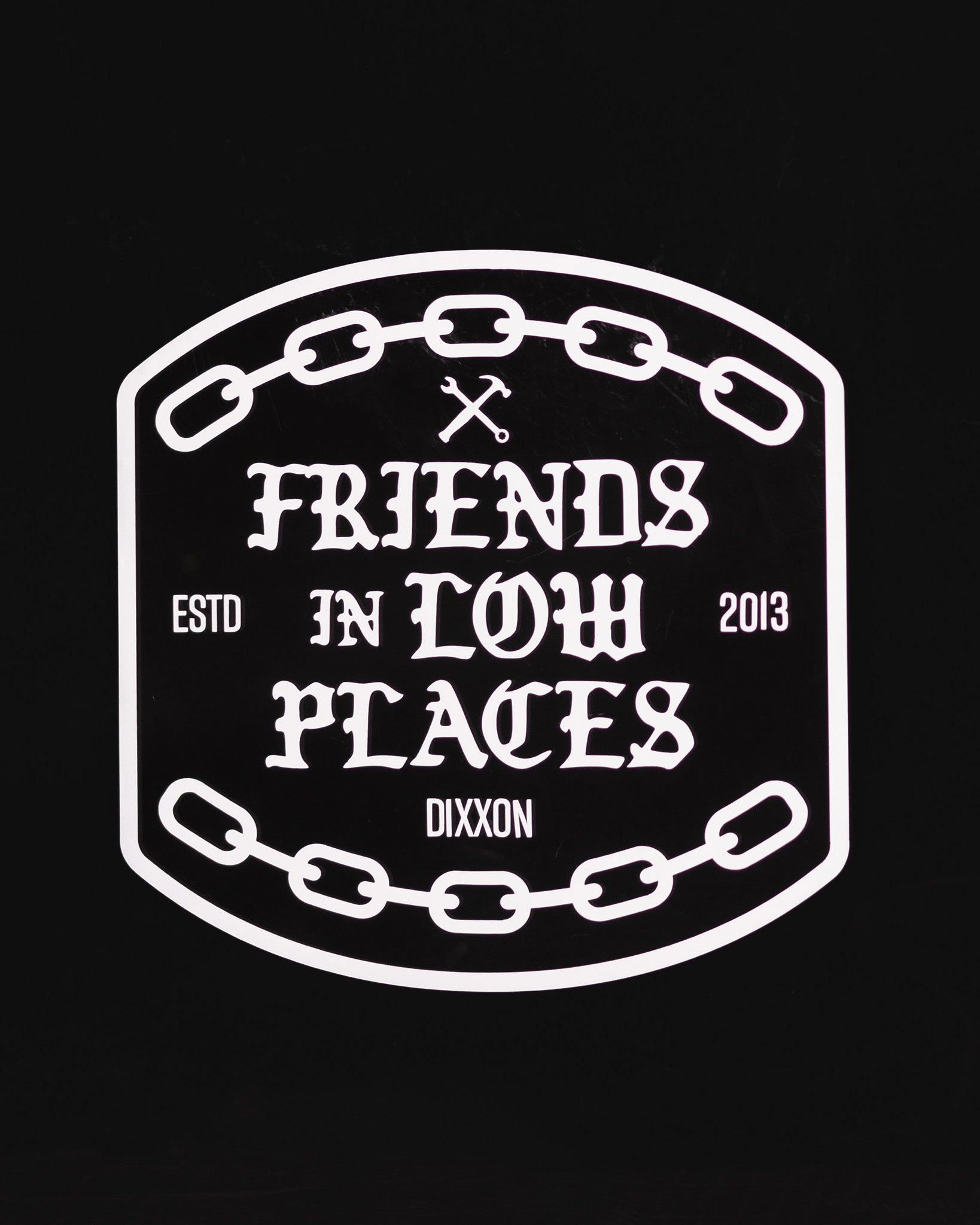 Friends in Low Places 12" Die Cut Sticker