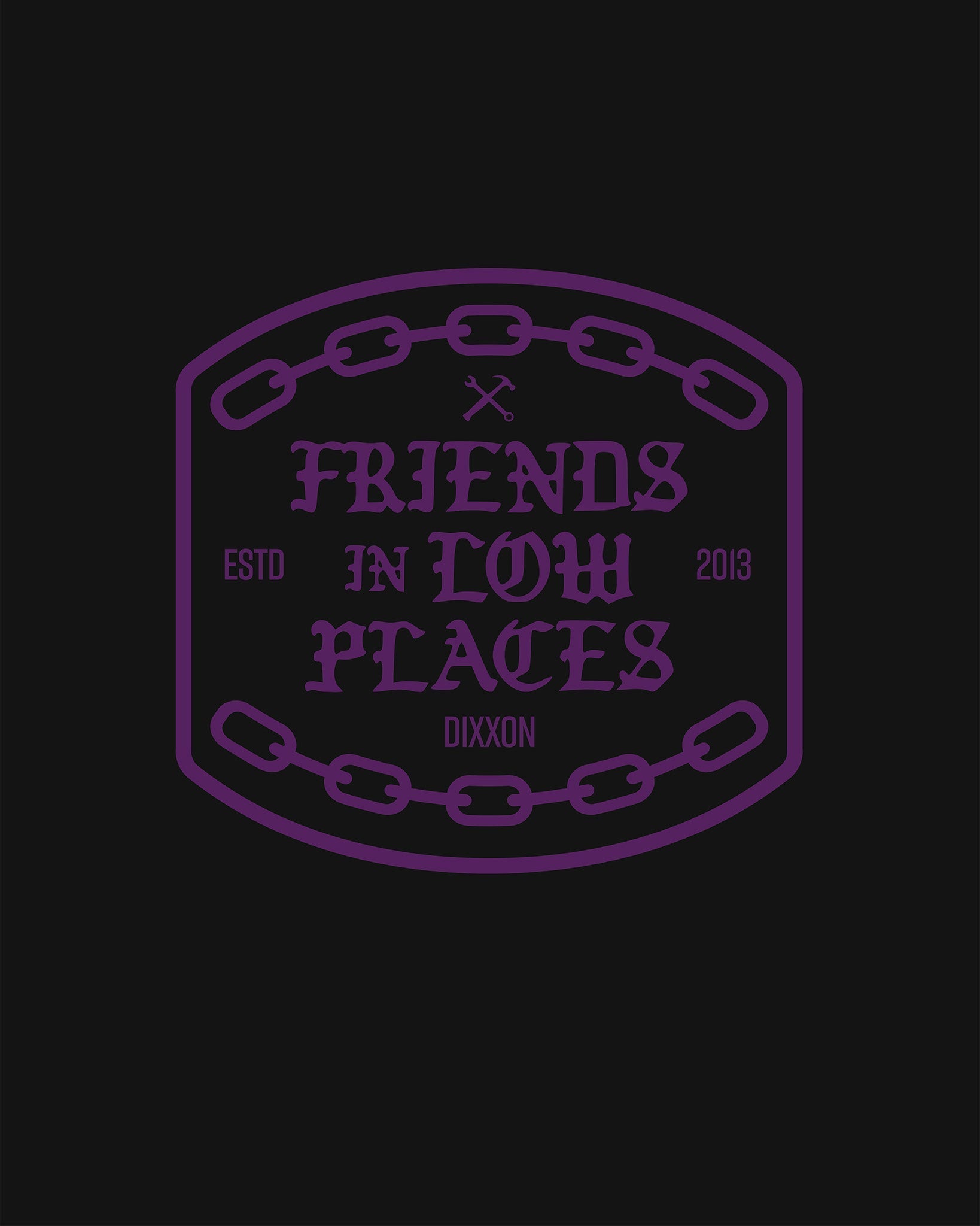 Friends in Low Places 12" Die Cut Sticker