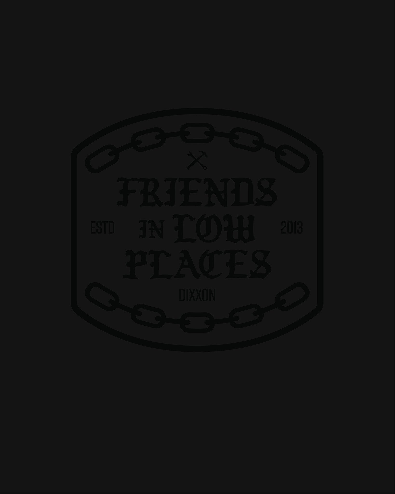 Friends in Low Places 6" Die Cut Sticker