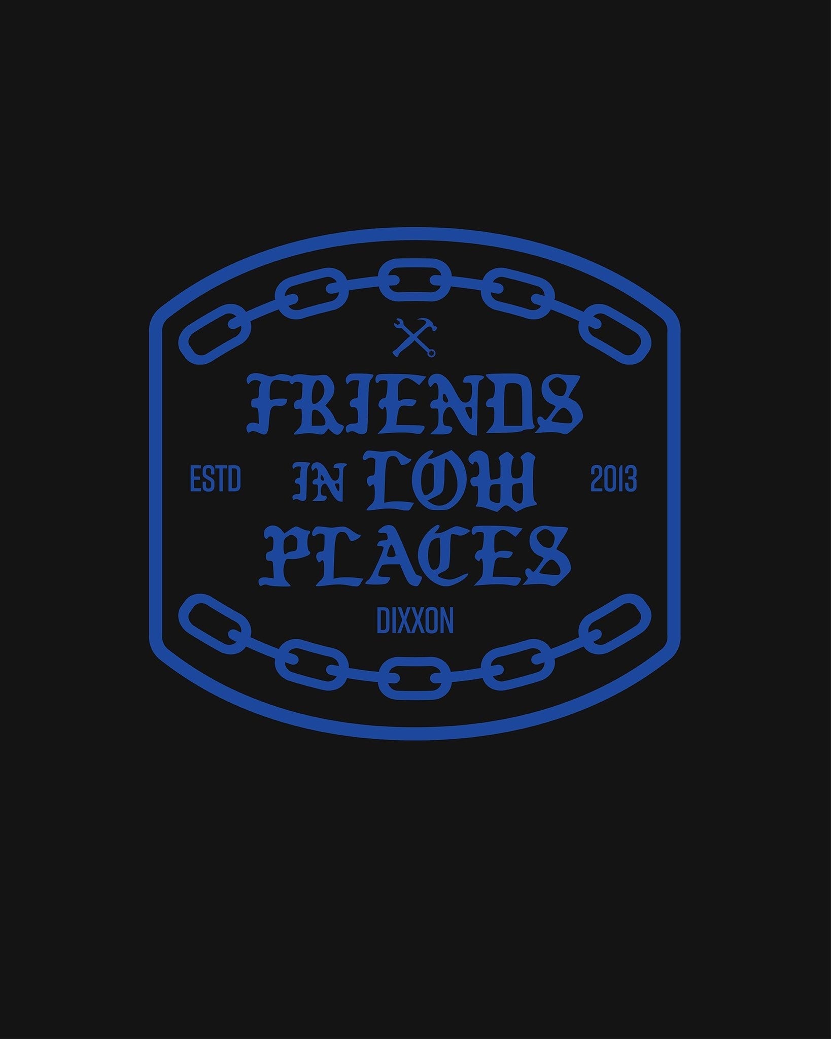 Friends in Low Places 6" Die Cut Sticker