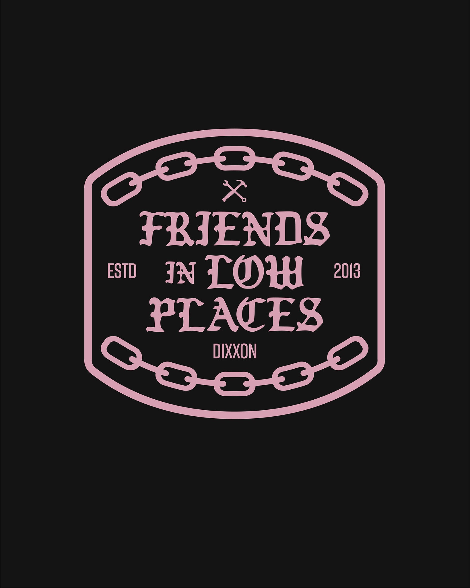 Friends in Low Places 6" Die Cut Sticker
