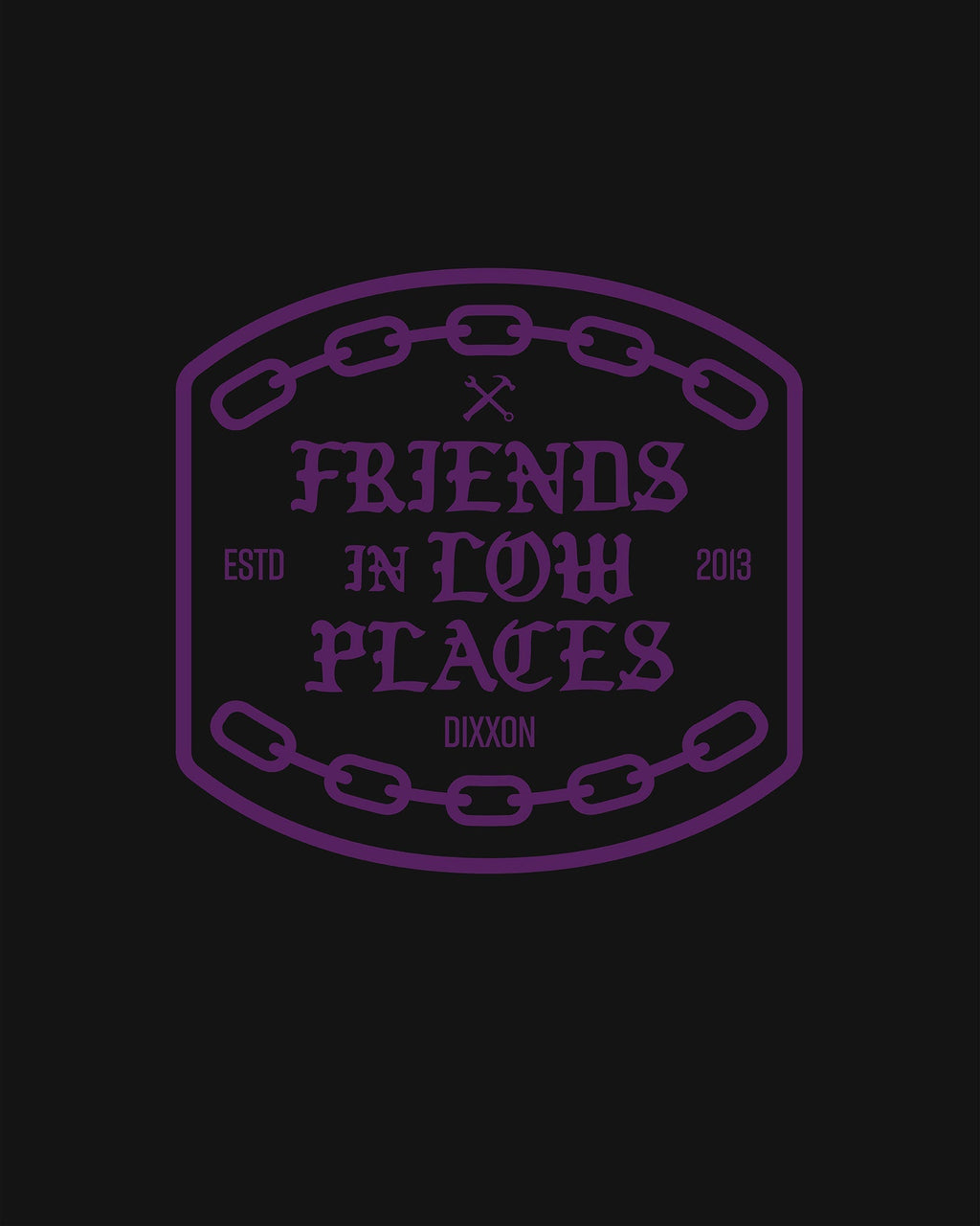 Friends in Low Places 6" Die Cut Sticker