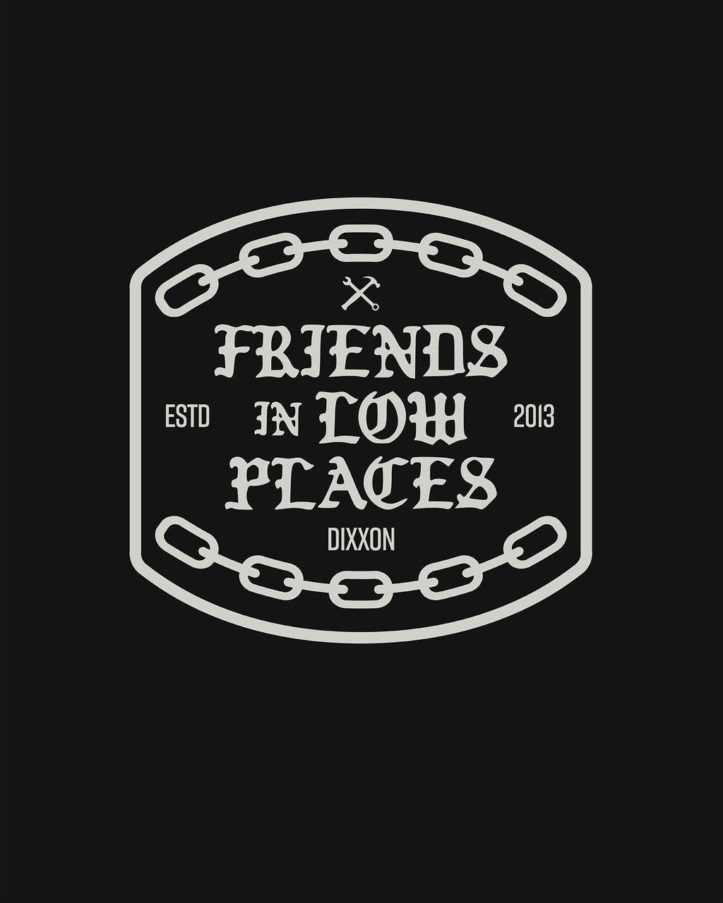 Friends in Low Places 6" Die Cut Sticker